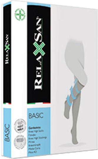 Relaxsan Socks Calf High 12-17 mmHg Beige