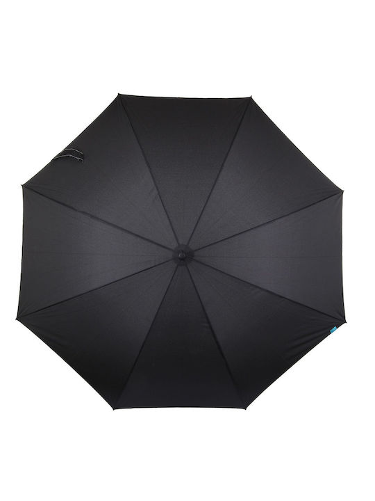 Anna Morellini Umbrella with Walking Stick Black