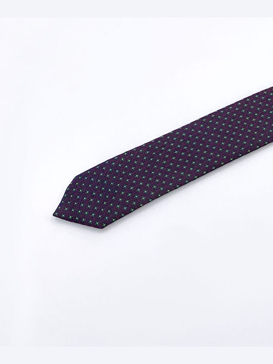 By Gimente Men's Tie Printed Bordeaux/Green