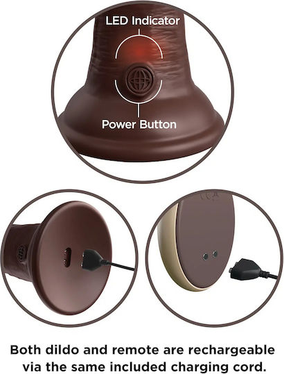 Pipedream King Cock Elite Realistic Vibrator 24.8cm Maro