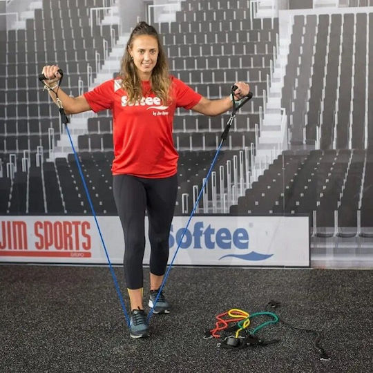 Softee Mehrfarbige Widerstandsbänder Set 5 Stück 1,20 m