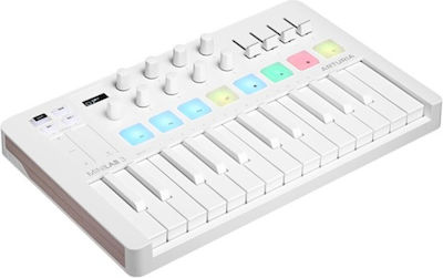 Arturia Midi Keyboard Minilab 3 White Alpine White