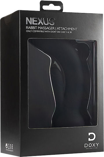 Nexus Rabbit Doxy Κεφαλή για Δονητή 14cm Black