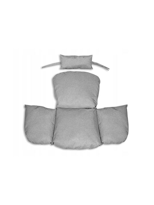 BB-Shop Pernă Swing Cushion De Grădină Cu Spătar Gri 112x113cm Waterproof