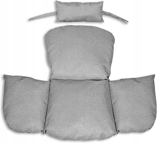 BB-Shop Pernă Swing Cushion De Grădină Cu Spătar Gri 112x113cm Waterproof