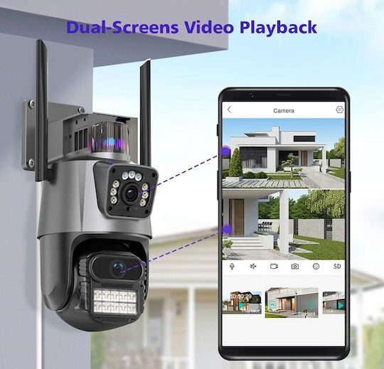 310777 IP Surveillance Camera Full HD+ 6MP with Two-Way Communication and Lens 3.6mm