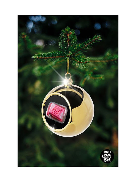 Fight Club Christmas Ball Ornament Gold