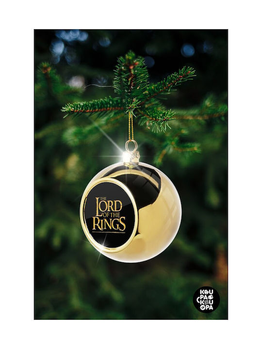 The Lord Of The Rings Weihnachtshänger Kugel Ornament Gold