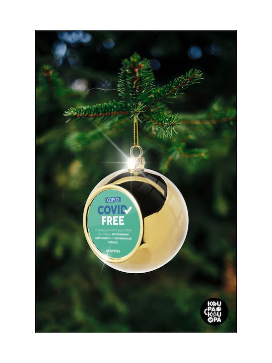 Christmas Ball Ornament Gold