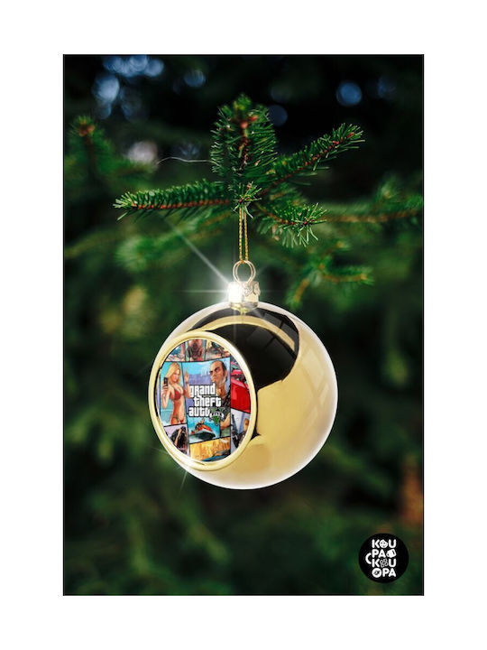 Gta V Christmas Ball Ornament Gold