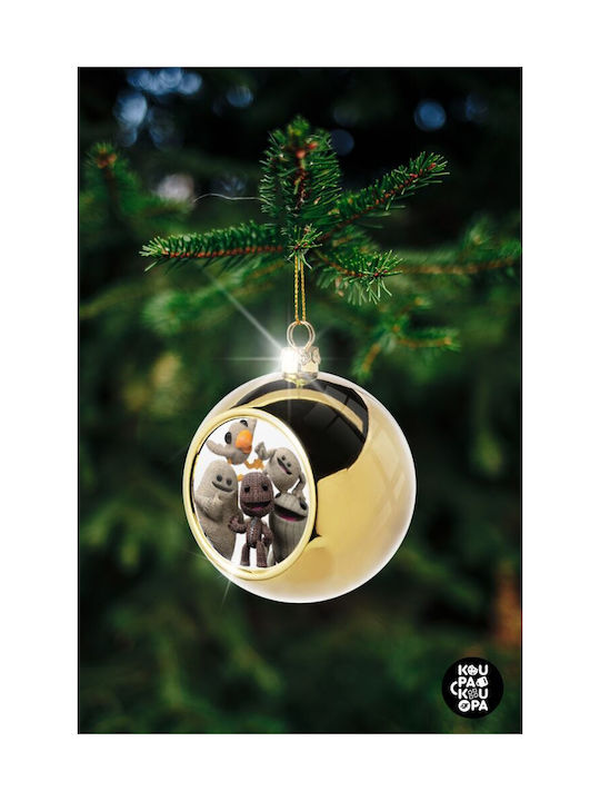 Little Big Planet Christmas Ball Ornament Gold