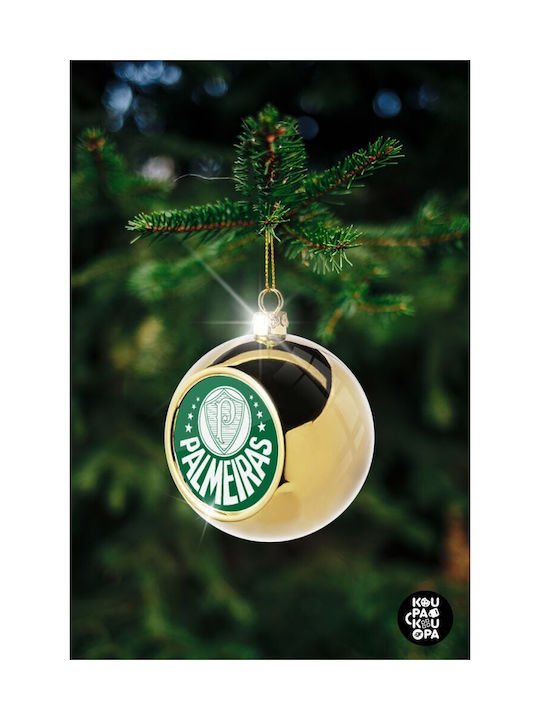 Palmeiras Christmas Ball Ornament Gold