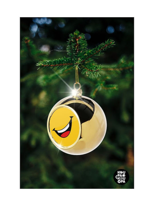 Φατσούλα Γελάω!!! Christmas Ball Ornament Gold