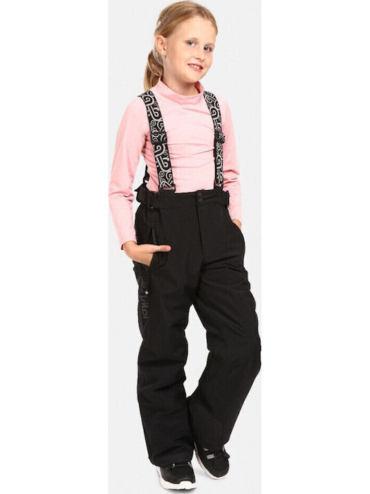 Kilpi Gabone UJ0403KI-BLK Kids Ski & Snowboard Dungarees Black