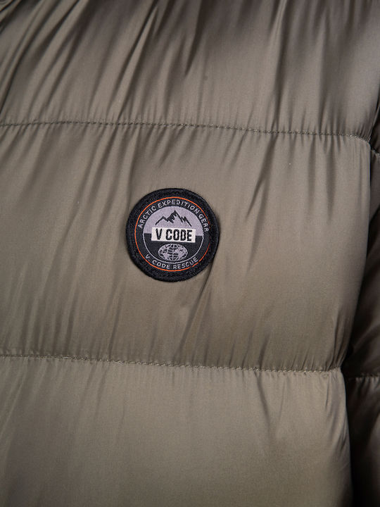 Winter Jacket Puffer Olive
