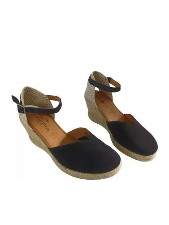 Medilerrarea Women's Platform Espadrilles Black