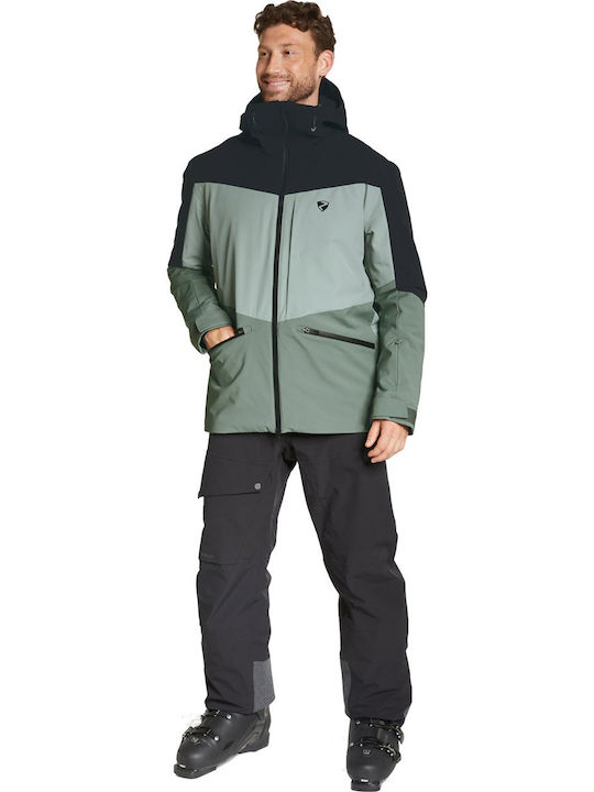 Ziener 234215_840 Ανδρικό Μπουφάν για Σκι & Snowboard Πράσινο