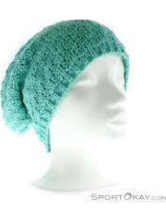 Beanie Γυναικείος Σκούφος Πλεκτός σε Τιρκουάζ χρώμα