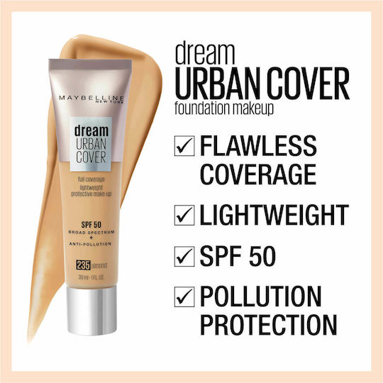 Maybelline Dream Urban Cover Liquid Make Up SPF50 352 Tuffle 30ml