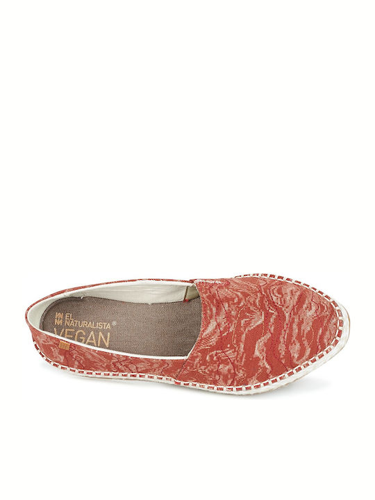 Stoff Damen Espadrilles in Rot Farbe