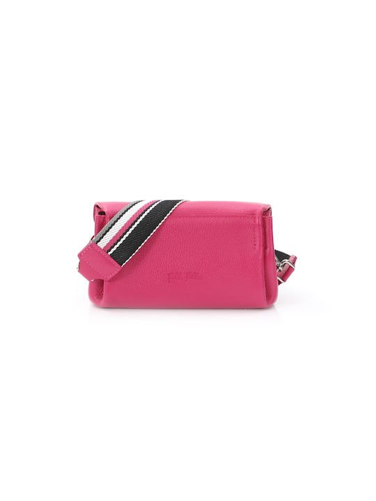 Fab Leder Damentasche Umhängetasche Rot