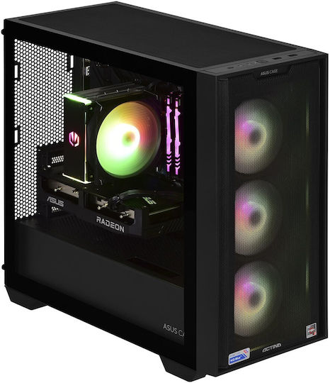 Actina 5901443335832 Gaming Desktop PC (Ryzen 5-5600/16GB DDR4/1TB SSD/Radeon RX 7600/No OS)