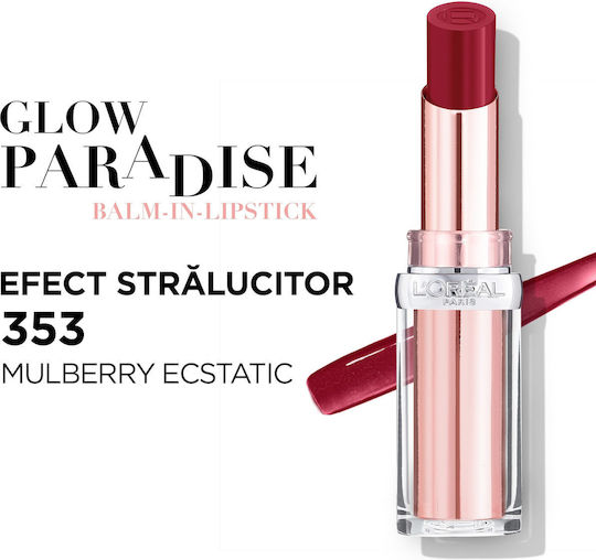 L'Oreal Paris Glow Paradise Κραγιόν 353 Mulberry Ecstatic 4.8gr