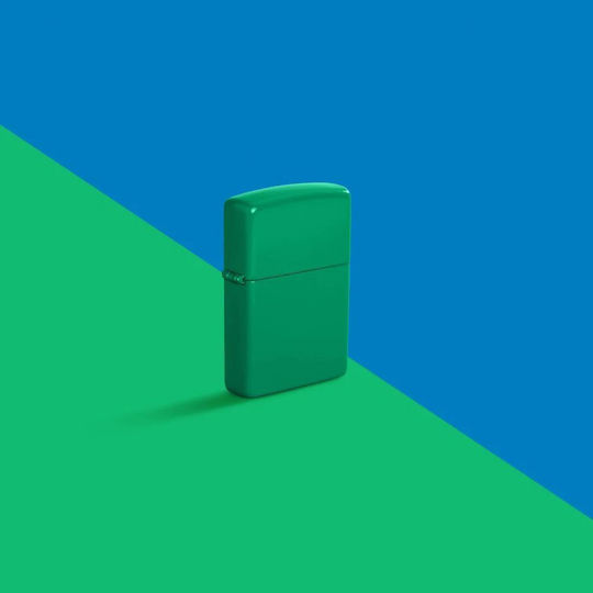 Zippo Classic Windproof Lighter Flame in Green Color
