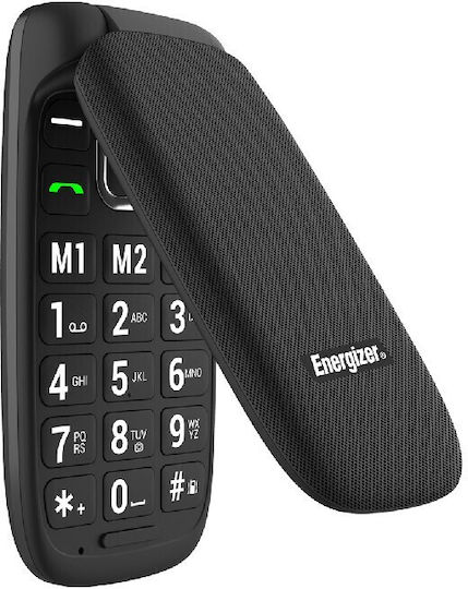 Energizer Classic E20+ Dual SIM (0.032/2GB) Κινητό με Μεγάλα Κουμπιά Μαύρο