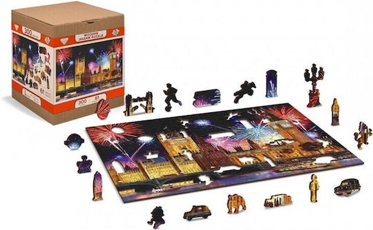 Puzzle pentru Copii 75buc Wooden City
