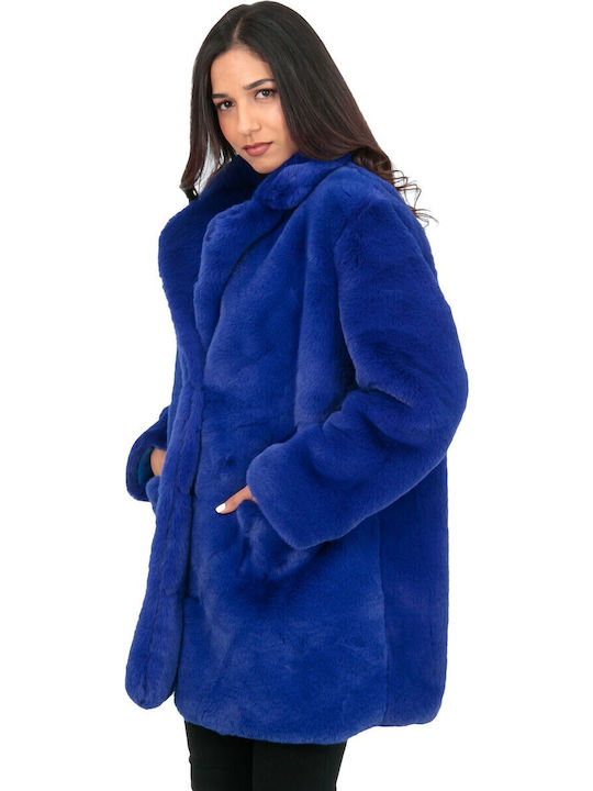 Scurtă Blană de damă ΜΠΛΕ FUR-1800 (RBL)