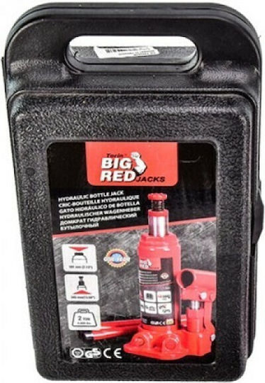Torin Hydraulic Bottle Jack with Lifting Capacity up to 34.5cm and Weight Capacity up to 2 Tons