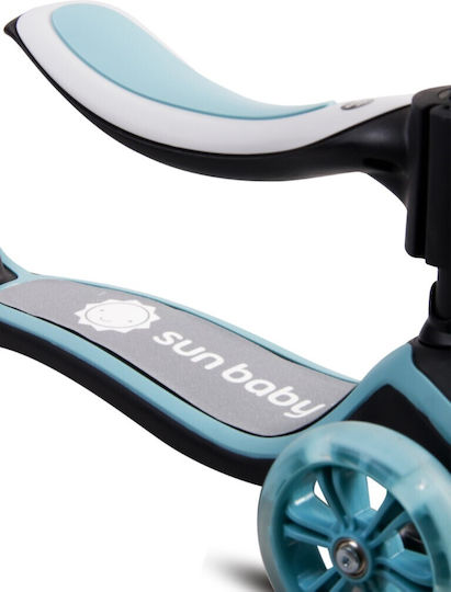 Sun Baby Scuter Copii 3 Roți Cu Scaun Pentru 3+ Ani Albastru Deschis