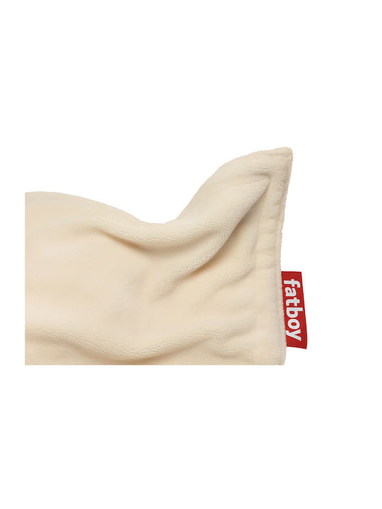 Bean Bag Bolster Poof Original Slim Off White 155x120cm