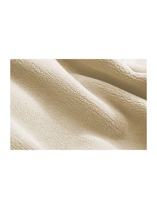 Bean Bag Bolster Poof Original Slim Off White 155x120cm