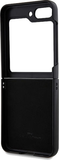 BMW Umschlag Rückseite Leder Schwarz (Z Flip5 - BMW)