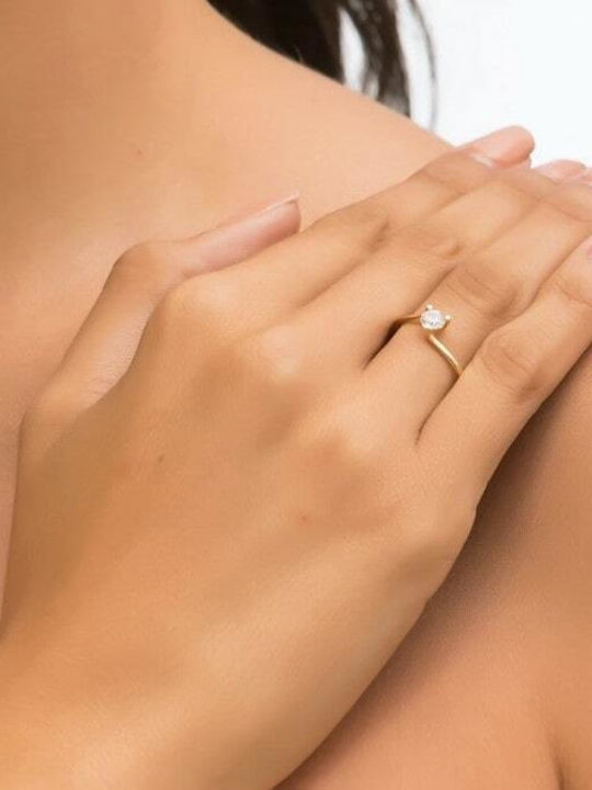 Eforo Inel Solitar din Aur 14K