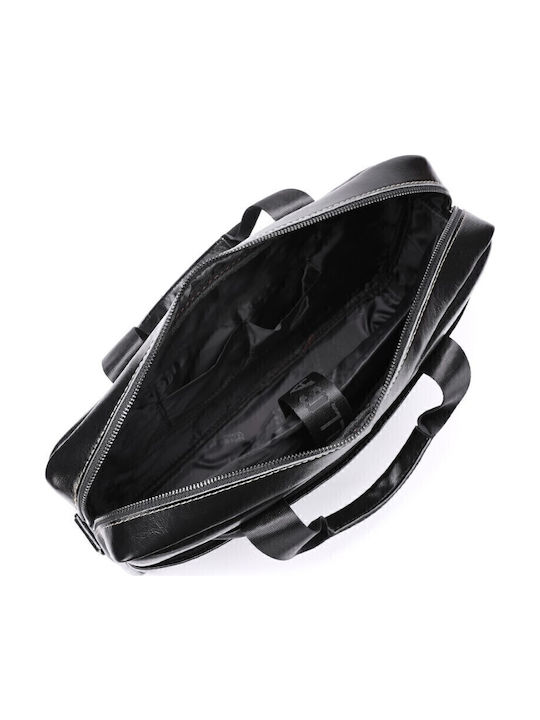 Leather Men's Briefcase Black