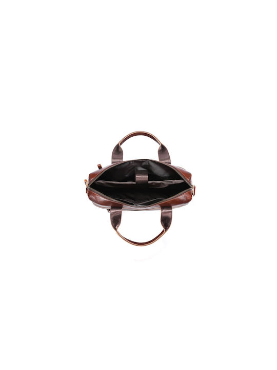 Leather Men's Briefcase Brown