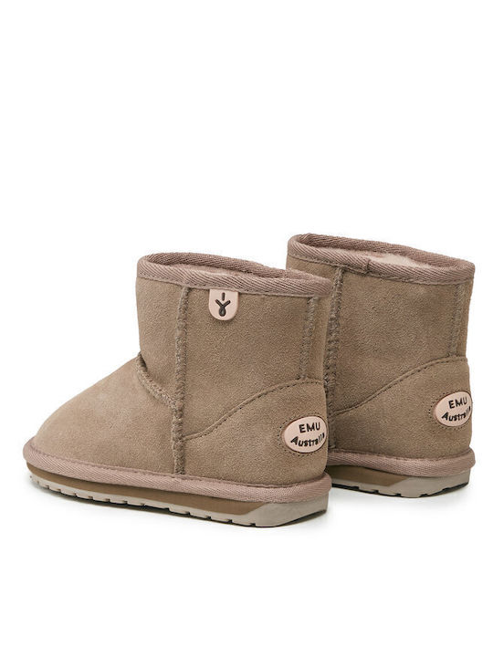Wallaby Mini Suede Παιδικά Μποτάκια Χιονιού Καφέ