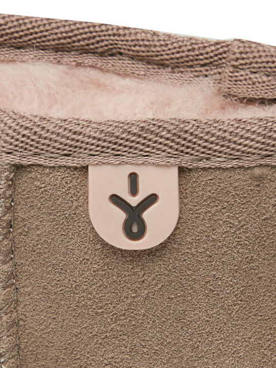 Wallaby Mini Suede Παιδικά Μποτάκια Χιονιού Καφέ
