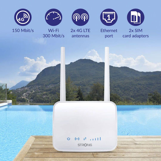 Strong 350M Ασύρματο 4G Router Wi‑Fi 4