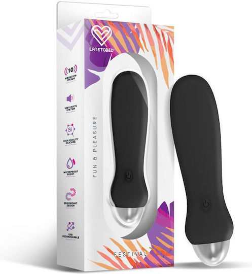 LateToBed Vibrator Schwarz