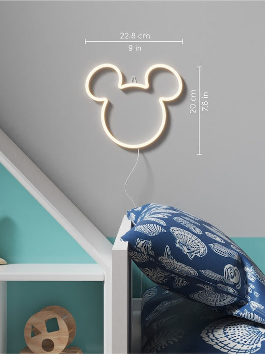 Disney Led Kids Wall Light LED Neon Disney Mickey Ears