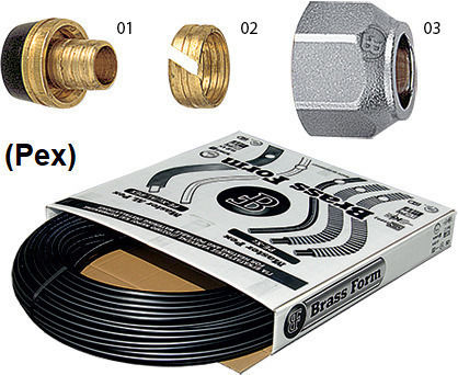 Brass Form Ρακόρ Σύνδεσης Σωλήνα PVC 7101600