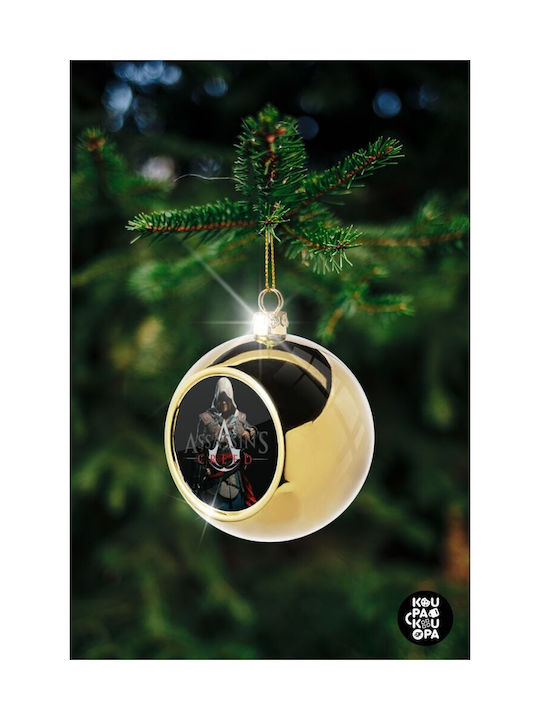 Assassin's Creed Christmas Ball Ornament Gold