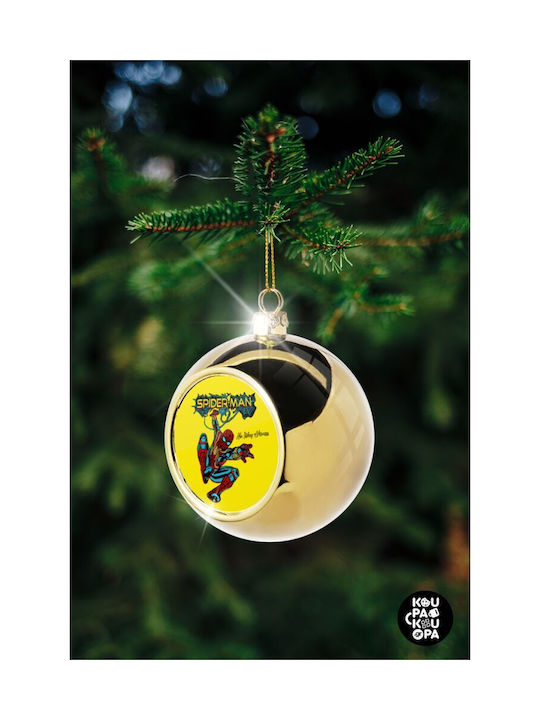 Spiderman No Way Home Weihnachtshänger Kugel Ornament Gold