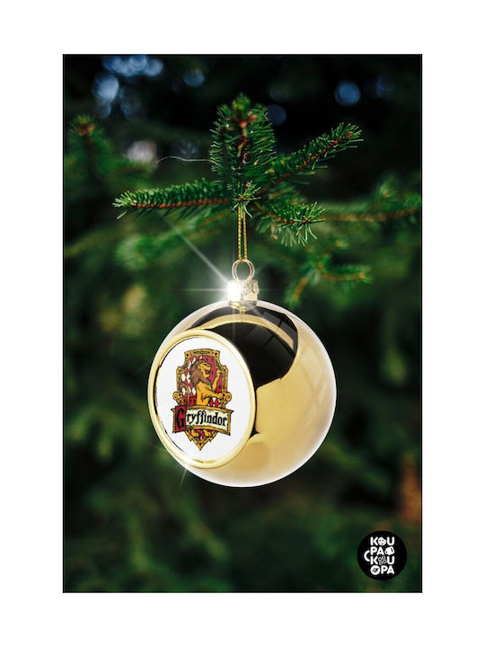 Gryffindor Christmas Ball Ornament Gold