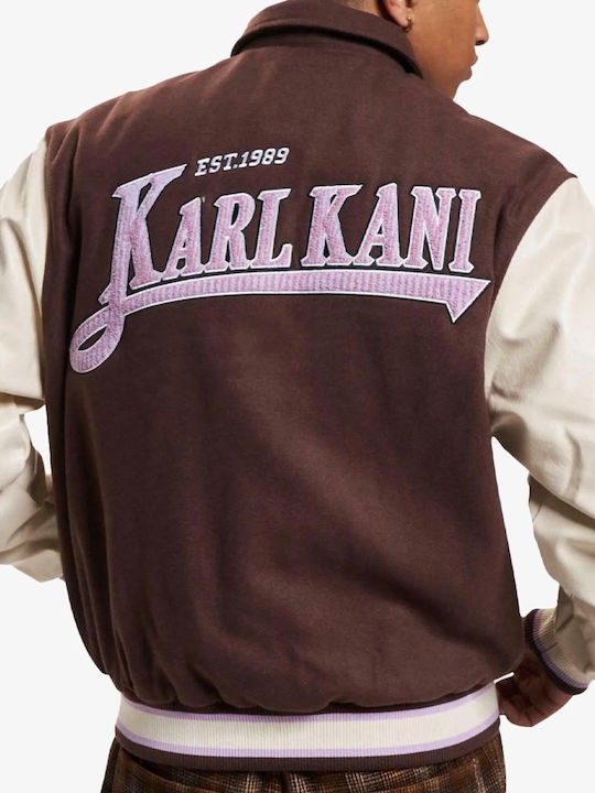 Karl Kani Herren Winter Jacke Lässig Brown