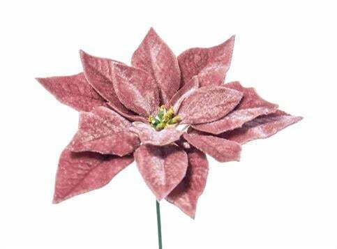 Arpimex Srl Weihnachtsdekoration Stoff Blume Länge 19cm.